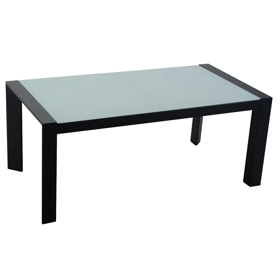 Stue bestående af sofa, sofabord og lænestole med fodstøtte - Opslagstavle Viadurini