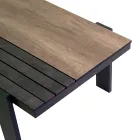 Udendørs stue bestående af 1 sofa, 2 lænestole og 1 sofabord - Righello Viadurini