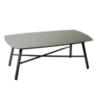 Udendørs stue bestående af 1 3-personers sofa, 2 lænestole og 1 sofabord - Righello Viadurini