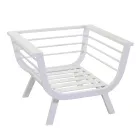 Udendørs stue bestående af 1 3-personers sofa, 2 lænestole og 1 sofabord - Righello Viadurini