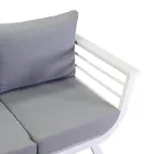 Udendørs stue bestående af 1 3-personers sofa, 2 lænestole og 1 sofabord - Righello Viadurini