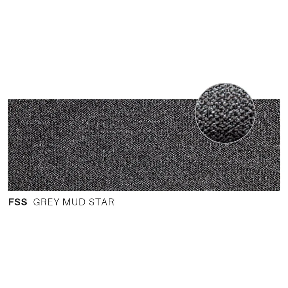 Udendørs stue med sofa og 2 lænestole i stof Made in Italy - Suki Viadurini