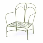 Udendørslounge med håndlavet jernkonstruktion fremstillet i Italien - Melinda Viadurini