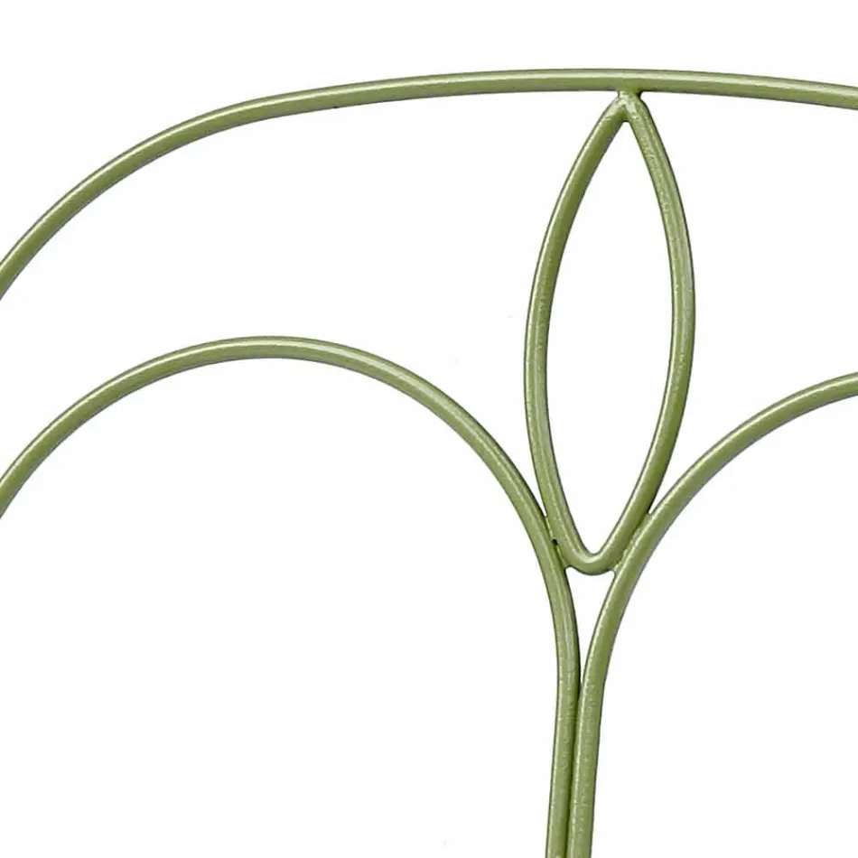 Udendørslounge med håndlavet jernkonstruktion fremstillet i Italien - Melinda Viadurini