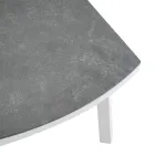 Udendørs lounge i hvid aluminium og cremefarvede hynder - Relaz Viadurini