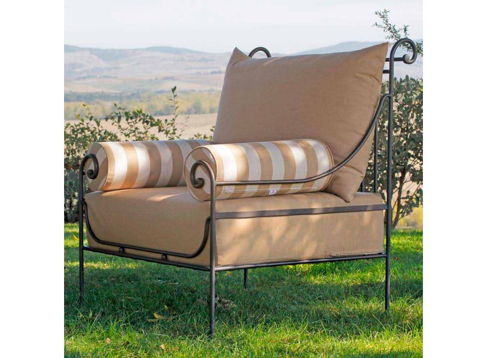 Artisan Garden Lounge med jernkonstruktion fremstillet i Italien - Lisotto