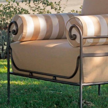 Artisan Garden Lounge med jernkonstruktion fremstillet i Italien - Lisotto