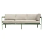 Havelounge med 2 sofaer og 1 aluminiumsofabord - Daisy Viadurini