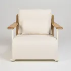 Havestue med sofa, 2 lænestole og sofabord - Montorio Viadurini