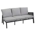 Havelounge med sofa og sofabord lavet af aluminium - Label Viadurini