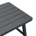 Havelounge med sofa og sofabord lavet af aluminium - Label Viadurini