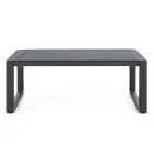 Havelounge i hvidt eller sort aluminiumsdesign - Milk Rain Viadurini