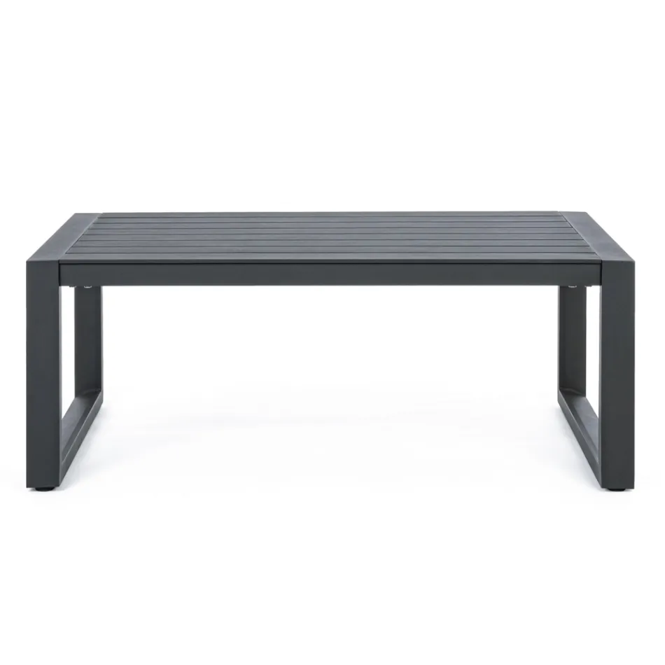 Havelounge i hvidt eller sort aluminiumsdesign - Milk Rain Viadurini