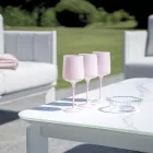 Havemøbelsæt med hynder og polstring i aluminium og stof - Vetra Viadurini