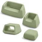 Havelounge i farvet polyethylen Made in Italy 4 stykker - Pennini Viadurini