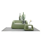 Havelounge i farvet polyethylen Made in Italy 4 stykker - Pennini Viadurini