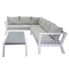 Havelounge lavet af aluminium - pastelfarver Viadurini