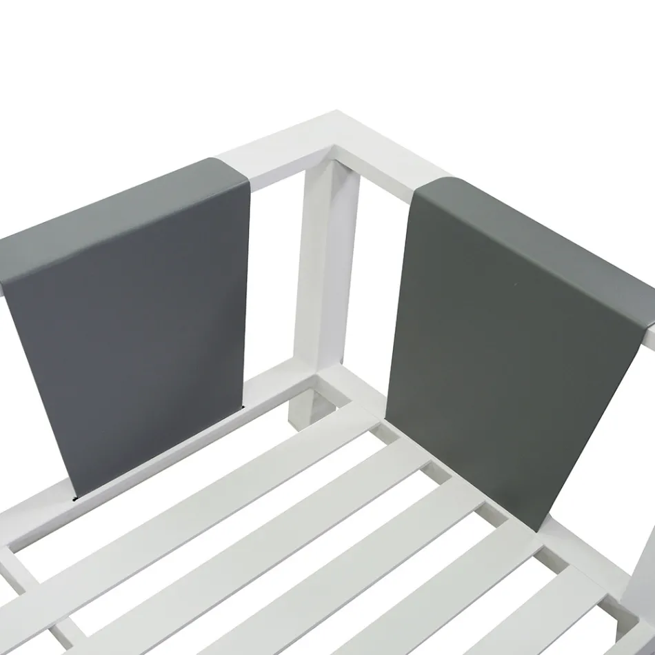 Havelounge lavet af aluminium - pastelfarver Viadurini