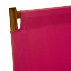 Stue i olieret akacietræ i naturlig farve og stof - Bottega Viadurini