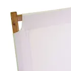 Stue i olieret akacietræ i naturlig farve og stof - Bottega Viadurini