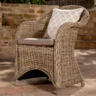 Outdoor Lounge i Grå Kubù med sædehynder - Nazgul Viadurini