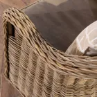 Outdoor Lounge i Grå Kubù med sædehynder - Nazgul Viadurini