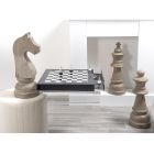 Skakbræt til skak og designbrikker i plexiglas fremstillet i Italien - skak Viadurini