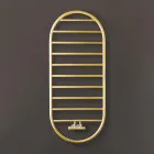 "Tutto Tondo Slim" Design håndklædevarmer i stål Fremstillet i Italien - Glat Viadurini