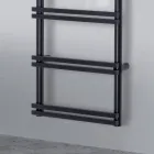 Elektrisk håndklædevarmer med vertikale samlere Made in Italy - Ingefær Viadurini