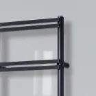 Elektrisk håndklædevarmer med vertikale samlere Made in Italy - Ingefær Viadurini