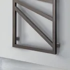 Elektrisk håndklædevarmer med firkantede elementer lavet i Italien - mandler Viadurini