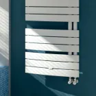 elektrisk design håndklæde i hvid Sail Scirocco H stål Viadurini