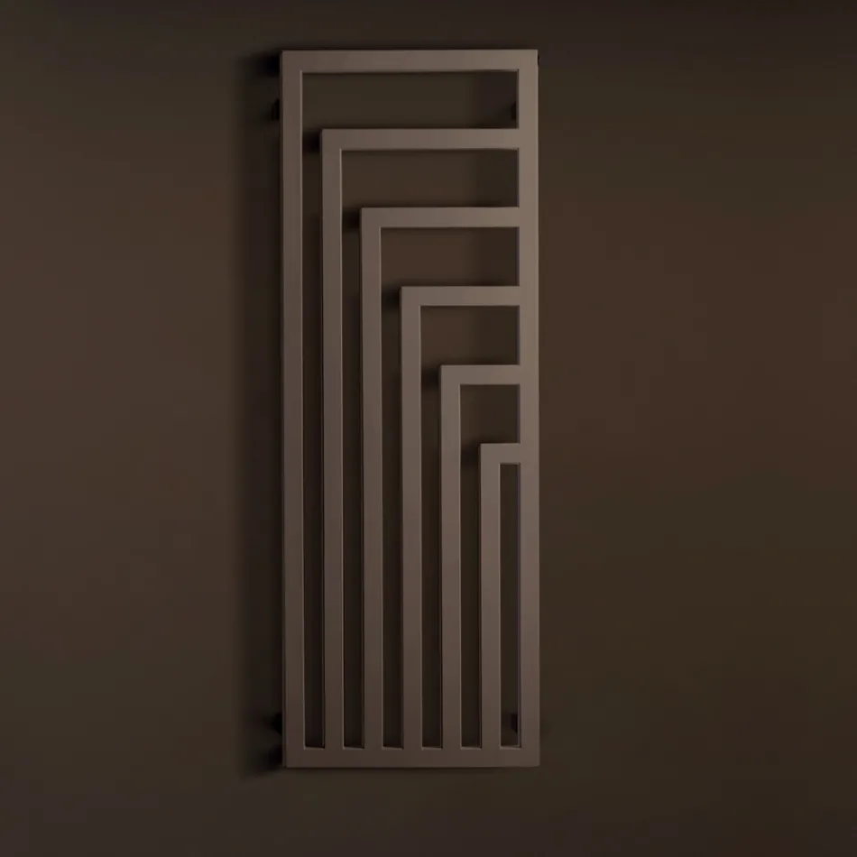 Elektrisk håndklædevarmer i stål med moderne design lavet i Italien - Potentia Viadurini