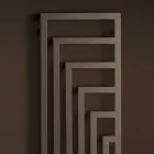 Elektrisk håndklædevarmer i stål med moderne design lavet i Italien - Potentia Viadurini