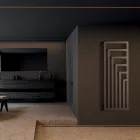 Elektrisk håndklædevarmer i stål med moderne design lavet i Italien - Potentia Viadurini