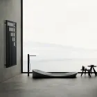 Elektrisk håndklædevarmer i stål med moderne design lavet i Italien - Potentia Viadurini