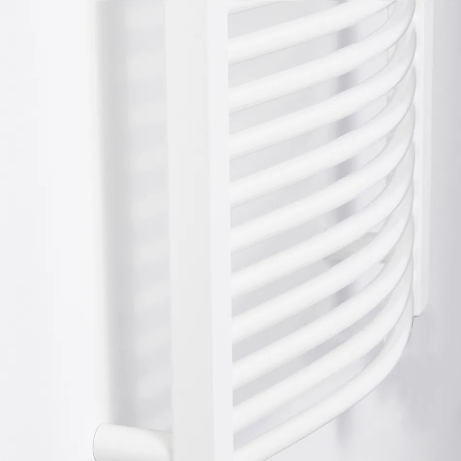 Elektrisk håndklædevarmer i stål i forskellige farver Made in Italy - Ibis Viadurini