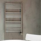 Elektrisk håndklædevarmer til badeværelset Lodret design i stål 300 W - Italo Viadurini