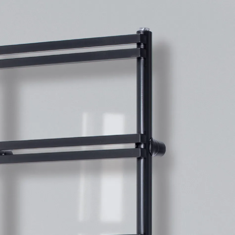 Hydraulisk håndklædevarmer med vertikale samlere Made in Italy - Ingefær Viadurini