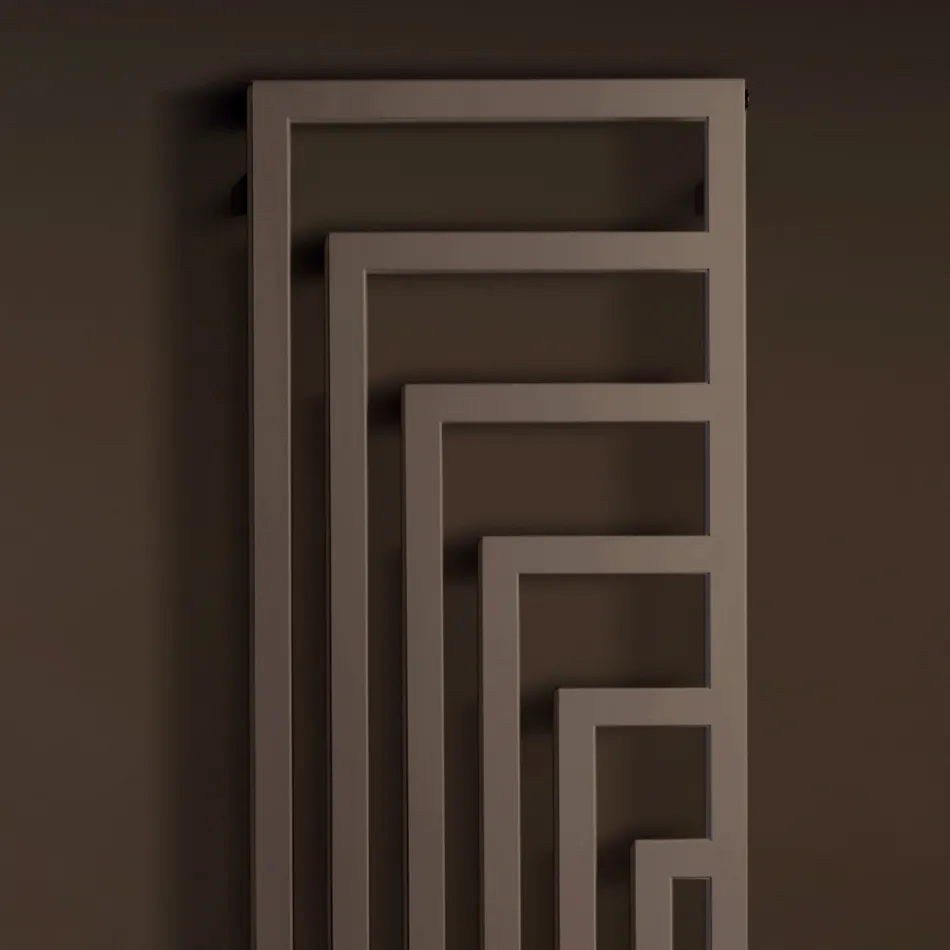 Hydraulisk håndklædevarmer i stål med moderne design lavet i Italien - Potentia Viadurini