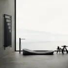 Hydraulisk håndklædevarmer i stål med moderne design lavet i Italien - Potentia Viadurini