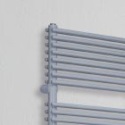 Hydraulisk håndklædevarmer i stål Aluminiumsfinish Made in Italy - Briocher Viadurini