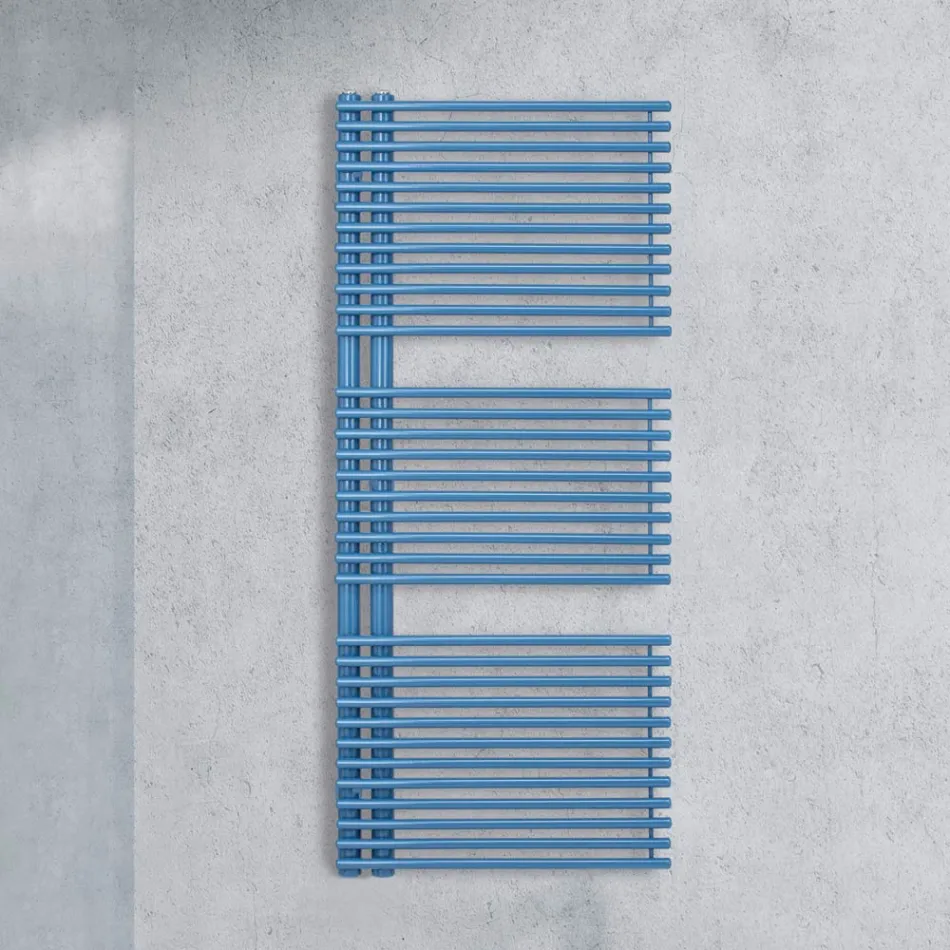 Elektrisk håndklædevarmer i kulstofstål - Peanuts Viadurini