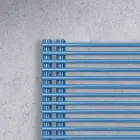 Håndklædevarmer i kulstofstål med hydraulisk system - Peanuts Viadurini