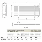 Hydraulisk vandret håndklæde moderne design Selene Scirocco H Viadurini