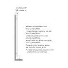 Enkelt hydraulisk håndklædevarmer i kulstofstål Rust lavet i Italien - Alan Viadurini