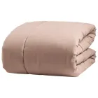 350 gr/m2 Dobbeltsengsvarmer i ren beklædningsfarvet bomuld - delikatesse Viadurini