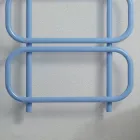 Elektrisk håndklædevarmerstige i farvet fladt stål lavet i Italien - kæde Viadurini