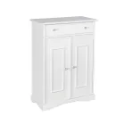 Skoskab med 1 skuffe og 2 trælåger Made in Italy - Lasa Viadurini