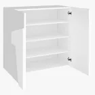 Indendørs skoskab med 2 melamindøre lavet i Italien - Naditza Viadurini